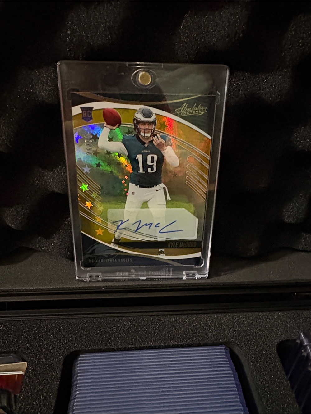 Autographs Football Rookie Card - Green Jersey